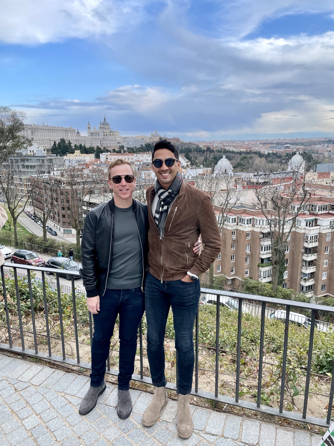 Brenden and Richard enjoying Cabo near El Arco